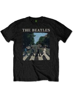 THE BEATLES: ABBEY ROAD & LOGO Unisex Póló