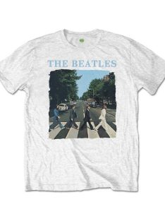 THE BEATLES: ABBEY ROAD & LOGO Unisex Póló