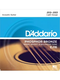 D'Addario phosphor bronze 012-053  - Light -készlet