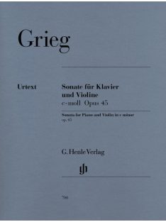   Edward Grieg: Sonate für Klavier und Violine C-moll Opus 45.