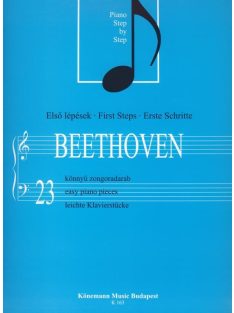   Ludwig van Beethoven:  23 könnyű zongoradarab ( Újrakiadás alatt van) jelenleg nem elérhető