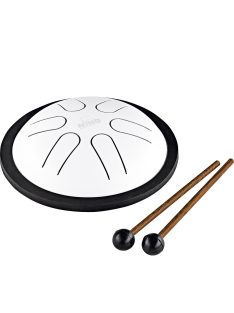 Nino Percussion Mini Melody Steel Tongue Drum white